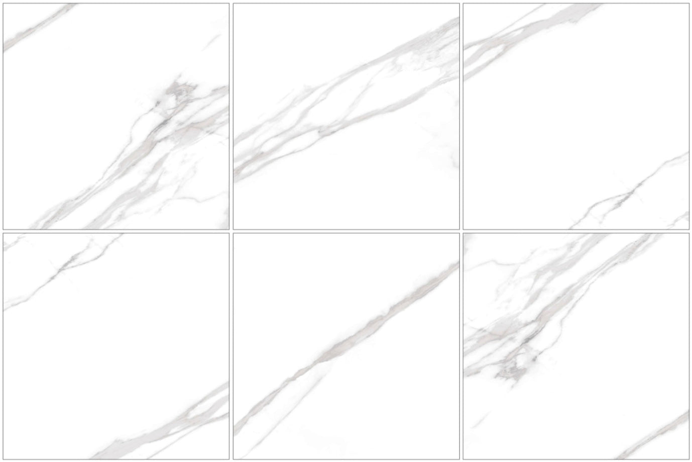 Adone White - Rectified Polished Porcelain Tile