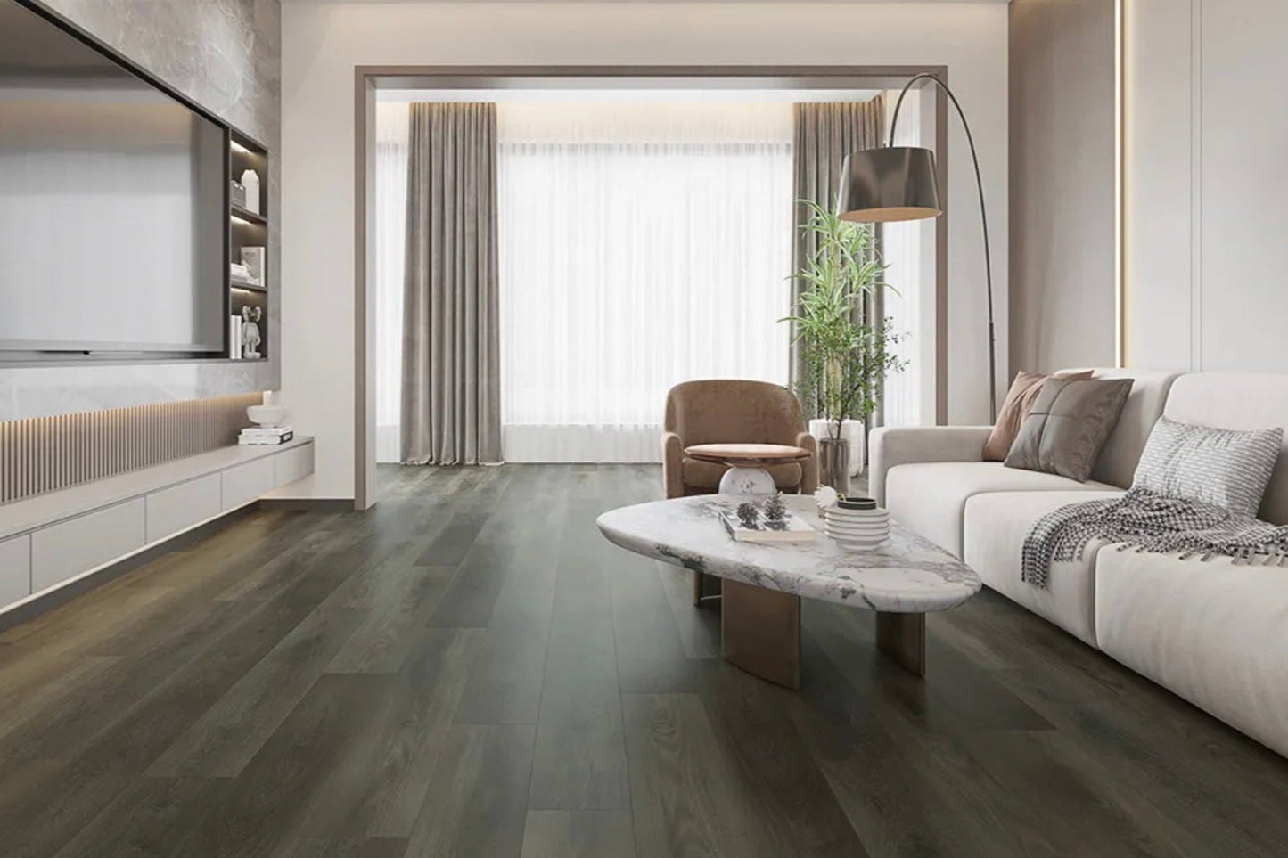 Matt Gray Vinyl Plank