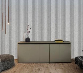 Wall Panel Indoor Shiny Light Gray