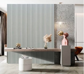 Wall Panel Indoor Silver Gray