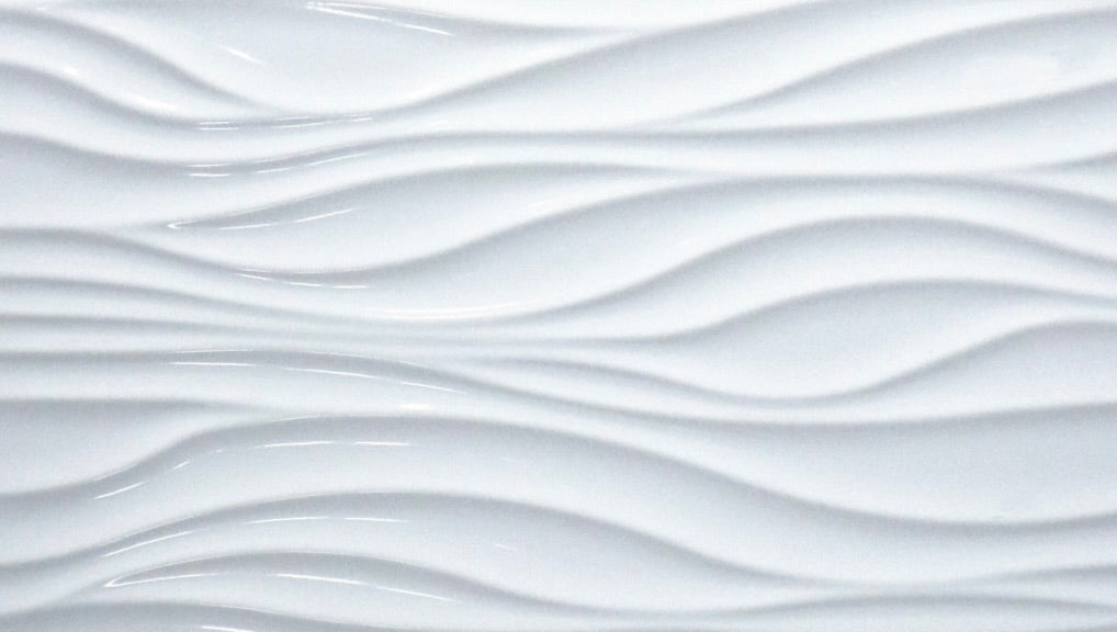 Olas Blanco 390 Brillo Shiny Porcelain Tile