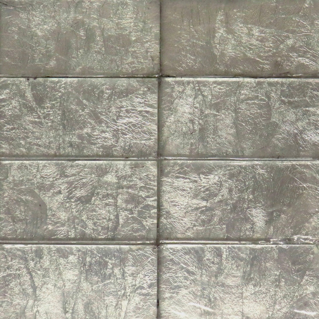 Taupe Foil Back Glass Mosaic
