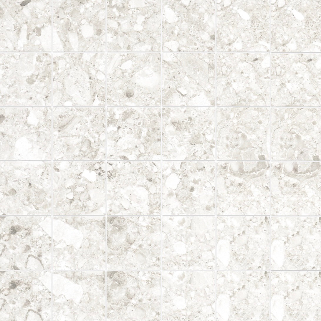 Retro Bianco Mosaic