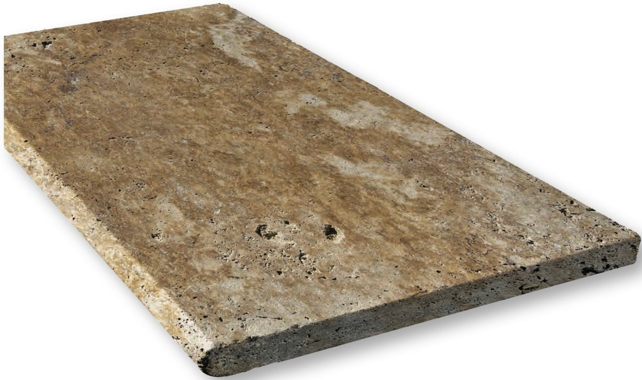 Sahara Gold Travertine Pool Coping Trq