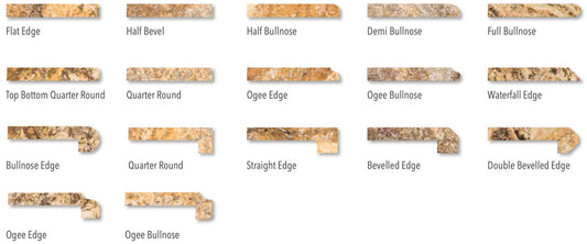 Scabos Blend Travertine Pool Coping Trq