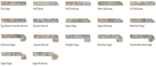 Silver Travertine Pool Coping Trq