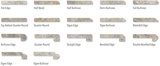 Silverado Travertine Pool Coping Trq