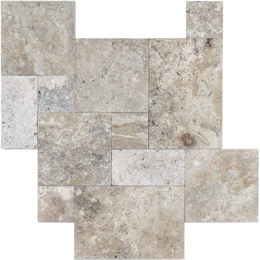 Silver Latte Travertine Paver