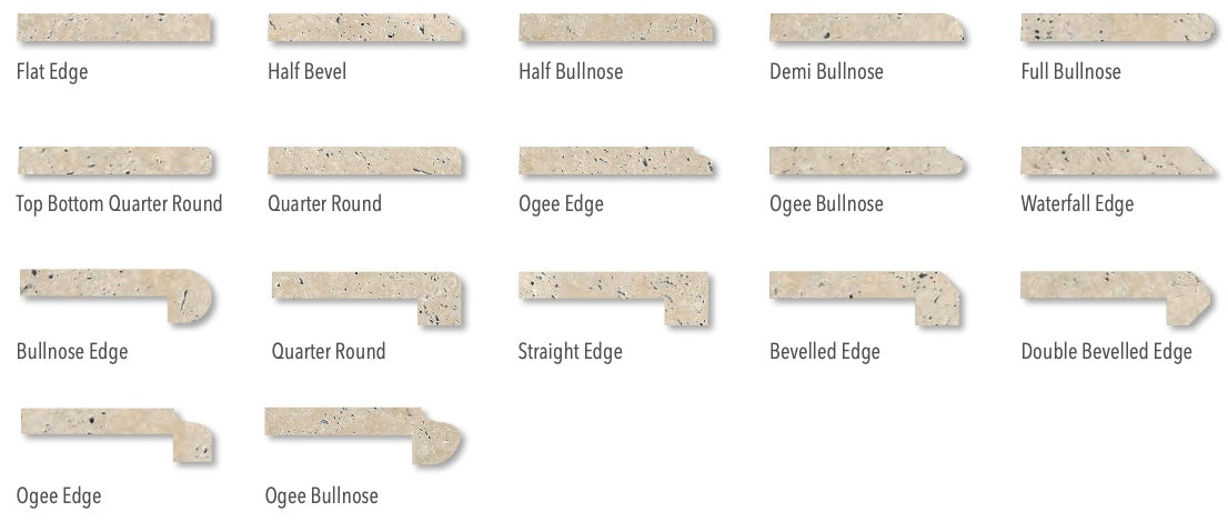 Medium Travertine Pool Coping Trq