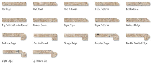 Light Walnut Travertine Pool Coping Trq