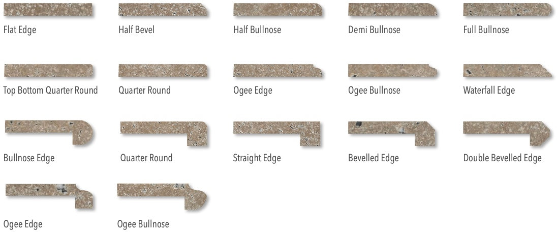 Supreme Noce Travertine Pool Coping Trq