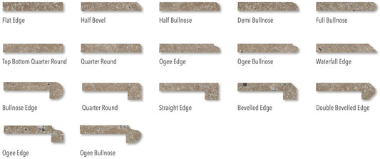 Supreme Noce Travertine Pool Coping Trq