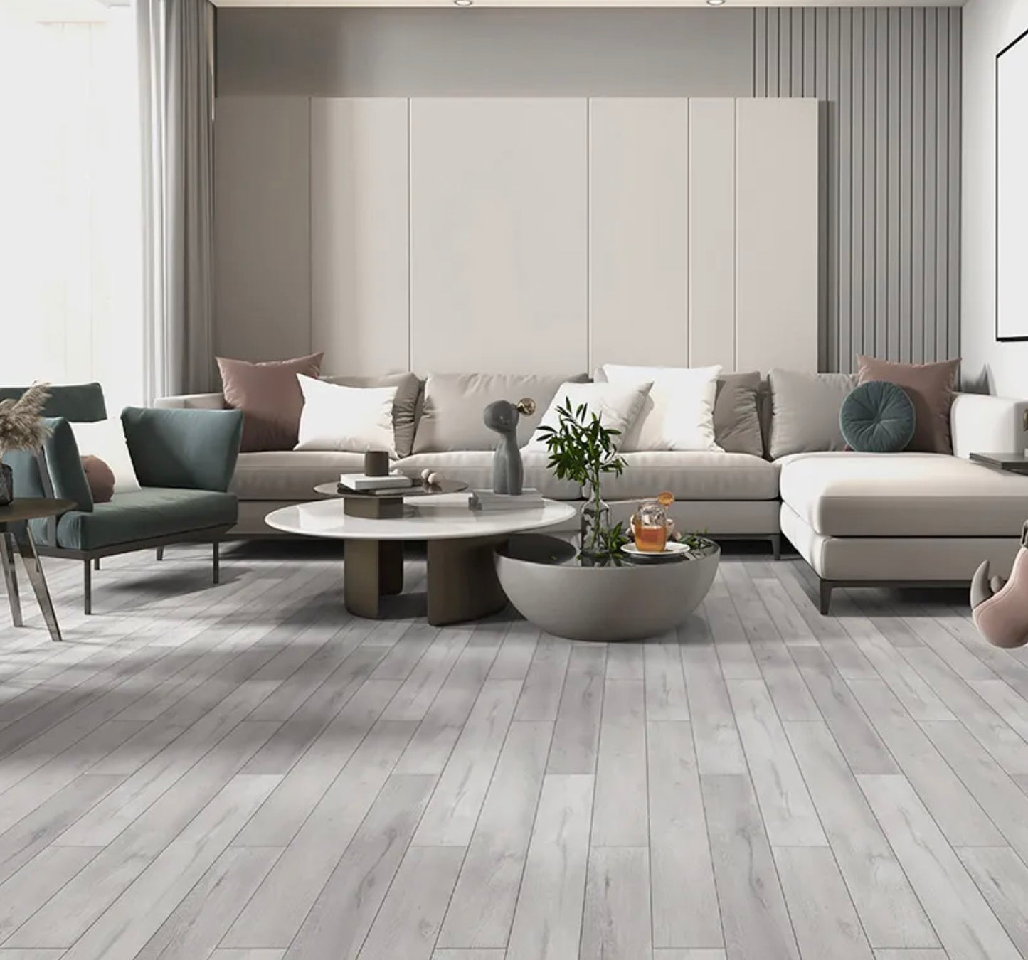 Miami White Vinyl Plank