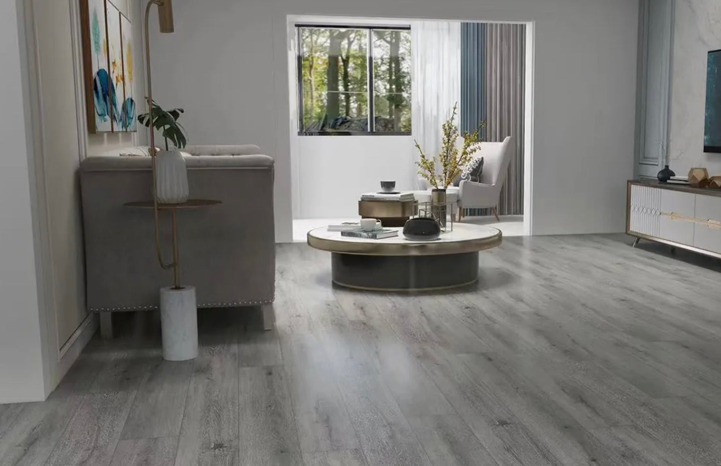 Ash Gray Vinyl Plank