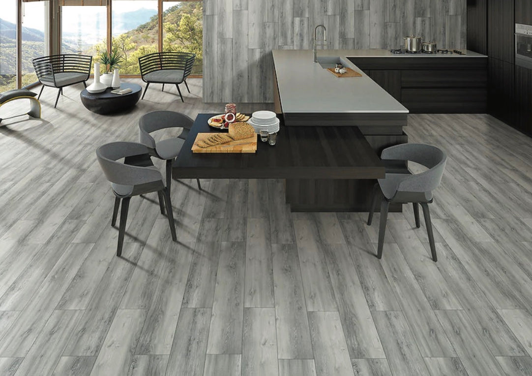 Silver Vinyl Plank
