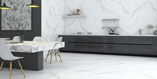 Aric White - Rectified Polished Porcelain Tile