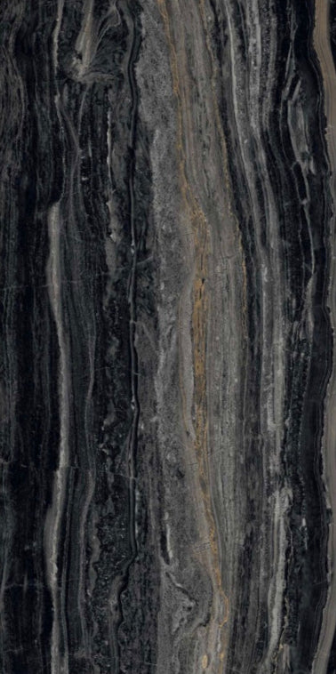 Hematite Black - Rectified High Gloss Porcelain Tile