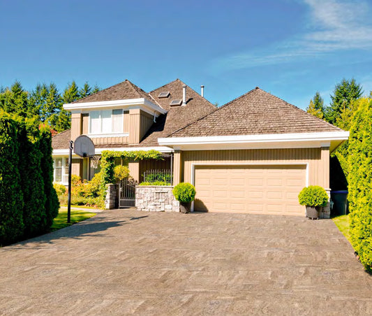 Noce Venato Travertine paver Trq