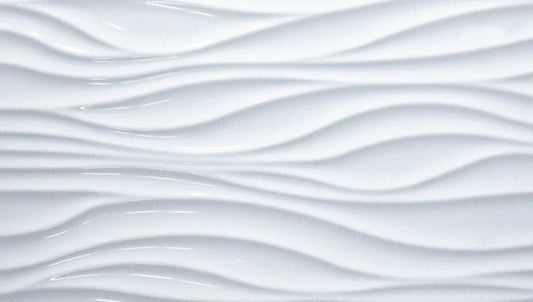 Olas Blanco 390 Brillo Shiny Porcelain Tile
