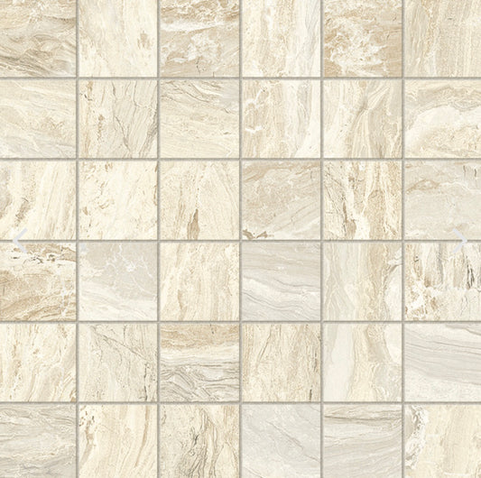 Gemstone Ivory Matte Mosaic