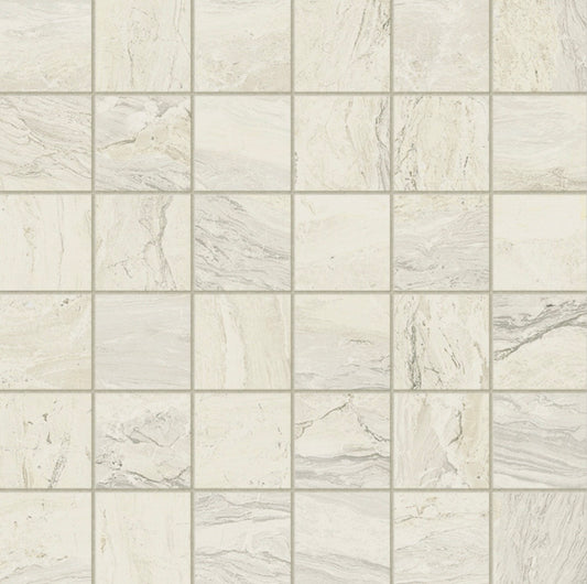 Gemstone White Matte Mosaic