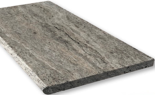 Silver Travertine Pool Coping Trq