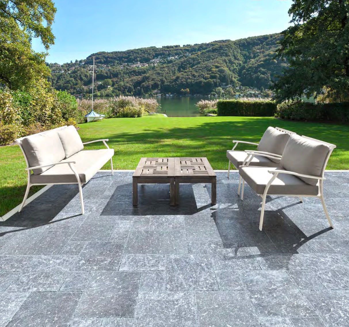 Nero Perlatto Marble Paver Trq