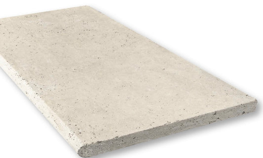 Ivory Light Travertine Pool Coping Trq