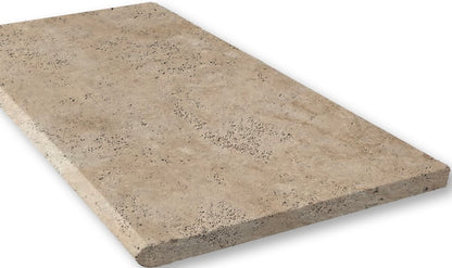 Light Walnut Travertine Pool Coping Trq