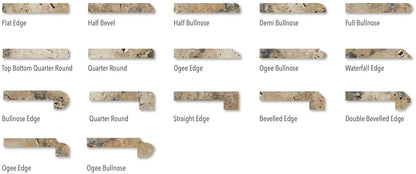 Armonia Blend Travertine Pool Coping Trq